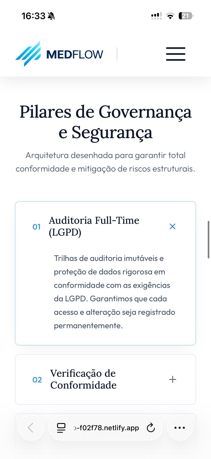 Medflow Mobile Screen 3